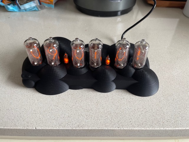 Nixie clock.