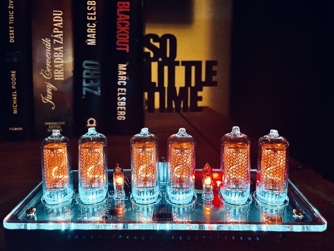 Nixie clock.